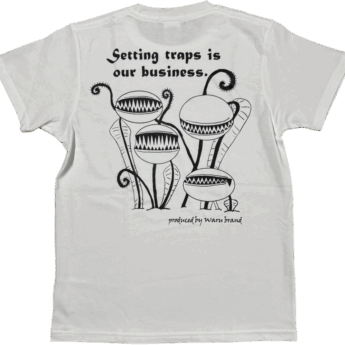 アメカジスラングＴシャツ-ハエトリ草画像